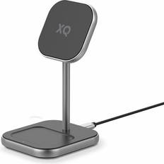 Magsafe station Xqisit Charging Station 2in1 MagSafe Svart