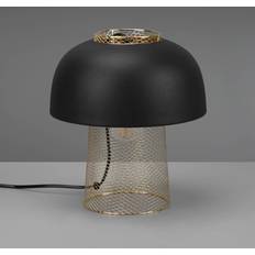 Reality Leuchten Punch Mattsvart Bordslampa
