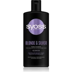 Shampoo til gråt hår Syoss Schwarzkopf Blonde & Silver Hair shampoo against yellow