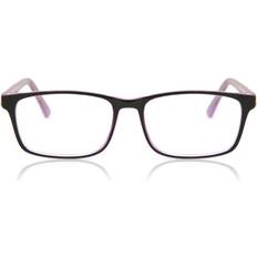 SmartBuy Collection Herren Rectangle Vollrand Plastik Purple Brillen