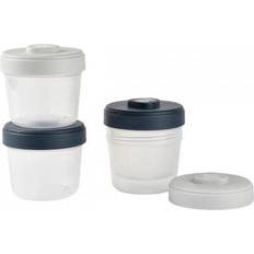 Trasparente Contenitori per cibo per bambini e dosatori di latte in polvere Beaba Baby Food Container Set