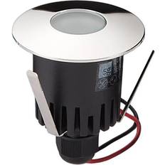 SG Armaturen Buitenverlichting Spotlights SG Armaturen Luna LED Grondspot 1W 3000K Dimbaar Chroom