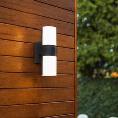 Cyra ECO-Light LED-utomhusvägglampa Cyra, 2 Väggarmatur