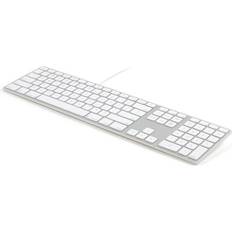 FK318S-DE aluminium utökat USB tangentbord/tangentbord Mac