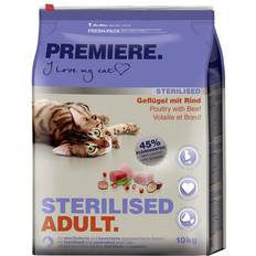 PREMIERE Kæledyr PREMIERE Adult Sterilised Poultry & Beef Cat Food 10kg