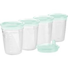 Vällingdoserare & Förvaringsburkar BabyOno Get Ready behållare för matförvaring 4 st 4x200 ml