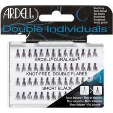 Hår lim Ardell Double Individuals Short (Knot Free) Eye-Lashes singelögonfransar av äkta hår (1 x 56 stycken) svart, (utan lim) (1x)