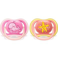 Philips avent ultra air Philips Avent Ultra Air 6-18 m dummy Pastel Girl 2 pc
