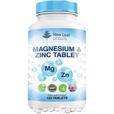 Magnesium 500mg Magnesium Supplements 500mg with Zinc High Absorbency 120