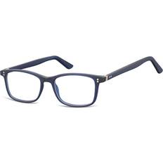 SmartBuy Collection Herren Quadratisch Vollrand Plastik Blaue Brillen