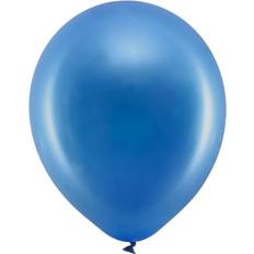 PartyDeco Metallic Royal Blå Balloner 30 cm 10 Stk