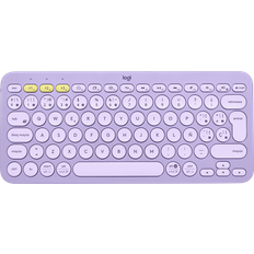 Logitech k380 Logitech K380 Multi-Device Bluetooth Keyboard Lavender Lemonade