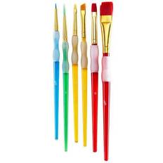 Hobbymaterial Creative Colors Greppvänliga barnpenslar 6 st