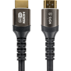 Hdmi kabel 0.5 m SiGN Premium HDMI 2.1 Kabel 8K, 0.5m