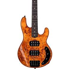 Sterling music man stingray bass Sterling By Music Man Stingray Ray34hh Burl Top Electric Bass Amber