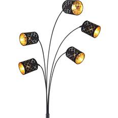 Globo Clarke Svart Golvlampa