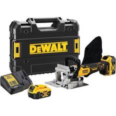 Dewalt Uniones de Galleta Dewalt Fresadora De Láminas XR 18V 5.0 Ah 2 Baterías DCW682P2-QW