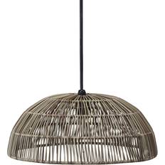 Iluminación Exterior Persianas PR Home Hue Lampenschirm Rattan 45 cm Grau Grün Beige Persiana