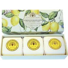 The English Soap Company English Soap Company, Gift Boxed Hand Soaps, Lemon & Mandarin, 3