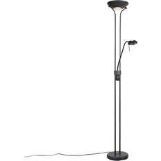 QAZQA svart inkl dimmer - Diva 2 Gulvlampe