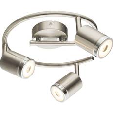 E Faretti Globo Lighting Comore LED Deckenstrahler Nickel Matt 25x16.8 cm Faretto