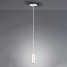 GU10 - Illuminazione Interna Lampade da soffitto Trio Lighting Marley A 1 Luce Bianco Opaco Lampada a Sospensione