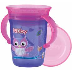 Violett Becher Nuby drikkekop 360Â° Wonder kop 240 ml grøn Lilla