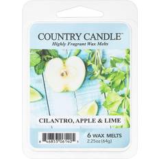 Fondants de Cire Country Candle Cilantro, Apple & Lime Tartelette En 64 g Fondant de Cire