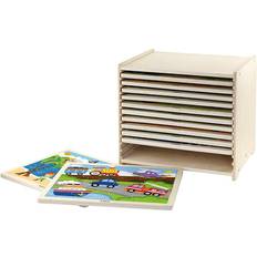 VIGA Puslespilsreol 12x16 Brikker