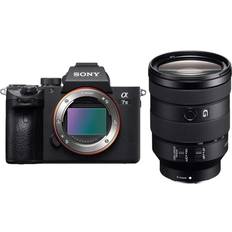 Mirrorless Cameras Sony Alpha a7 III 24MP UHD 4K Mirrorless Camera W/FE 24-105mm f/4 G E-Mount Lens