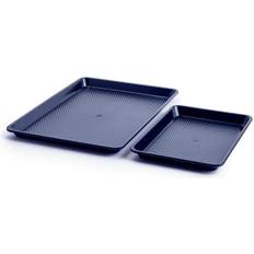 Oven Trays Blue Diamond 2pc. Small Non-Stick Cookie Oven Tray