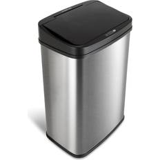 Black Waste Disposal Touchless Kitchen Trash Can