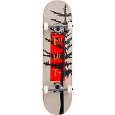 Evergreen Tree Skateboard Warm Grey Red 8 x 32 Grå 8" Unisex Adult, Kids, Newborn, Toddler, Infant
