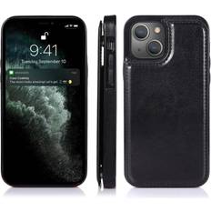 Nkobee Iphone 13 Skal Med Korthållare Svart