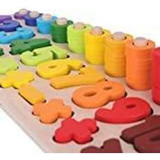 Schmetterline Træ tal puslespil RAINBOW NUMBER WORLD