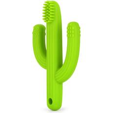 Teething toys for babies Toy Story Cactus Teether Baby Toothbrush, Self-Soothing Pain Relief Soft Baby Teething Toys, Training Kids Toothbrush for Babies, Toddlers, Infants, Boy and Girl, Natural Organic BPA Free(Green)