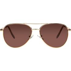 Sunglasses Aviator Gold with Pink Lenses Grant Polarized