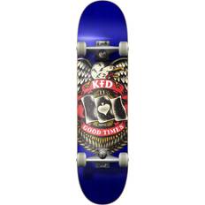 Skateboards KFD Komplet Skateboard Young Gunz (Badge Navy) Blå/Hvid 7.75"