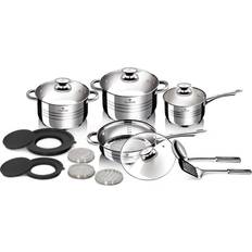 Berlinger Haus Cookware Berlinger Haus Kitchen 3-Layer Marble Coating Cookware Set with lid