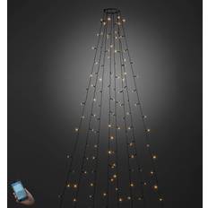 G Luci dell'Albero di Natale Konstsmide Christmas App Per Albero Da Esterno A LED 560-flg. - Nero Luci dell'Albero di Natale