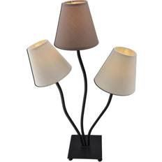 Beige Tischlampen Näve Twiddle - 3-bulb Tischlampe