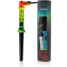 Cool Tip Curling Irons Hair Rage HRT-1GCIL-MFM 1 Animal Print Limited Safari Edition Graduated Clipless Curling Iron Cone Wand