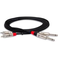 Hosa HPR-010X2 Dual Rean 1/4-Inch TS RCA Pro 10-Feet