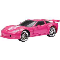 New Bright RC-speelgoed New Bright Corvette pink metallic 1:16 RC sportwagen