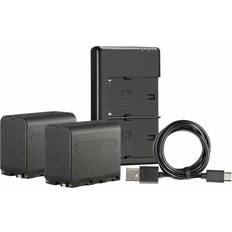 NP-F970 Dual Battery Pack with Charger (7.4V, 6600mAh) 4923