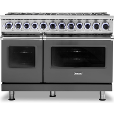 Ranges Viking 48" Damascus Liquid Propane Dual Burners Gray