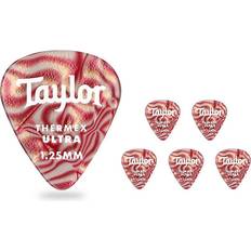Taylor Premium 351 Thermex Ultra 1,25 mm plektrum (6 st) ruby swirl