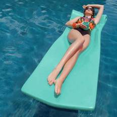 Pooler på rea Pool Mate Mint XX-Large Foam Mattress with Bonus Koozie Float, Green