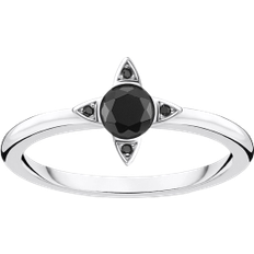 Svart ring sten smycken Thomas Sabo Ring - Silver/Black