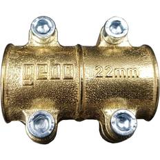 Rohrschellen Gebo Double Brass Repair Clip 22 mm